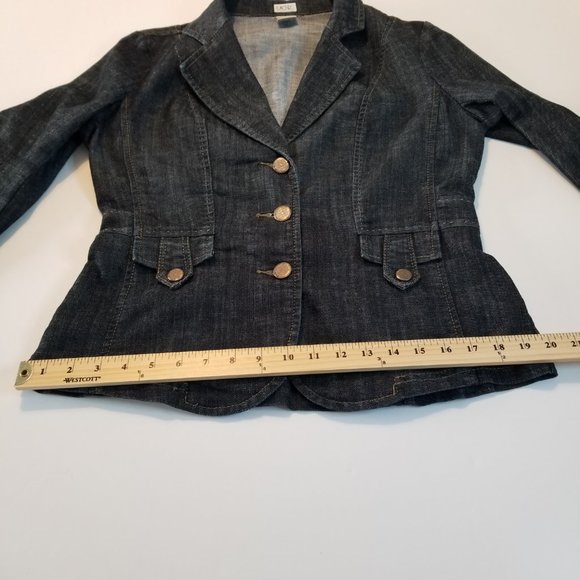 Cache Denim Jacket (Blazer Style, Size M) - Picture 10 of 13